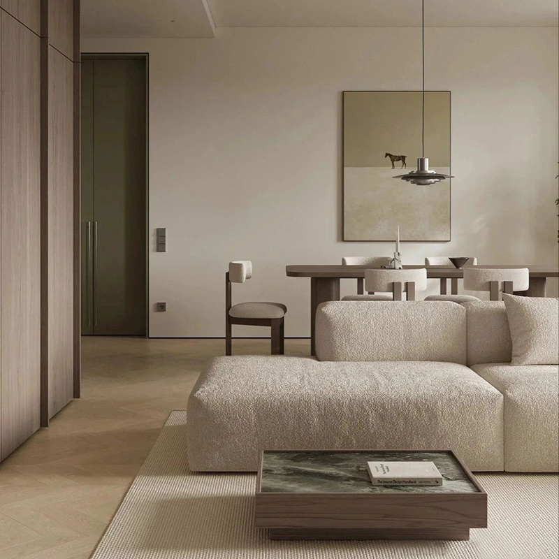 Interior Design Graphic Design - Furnitur Kayu Minimalis Gaya Antik untuk