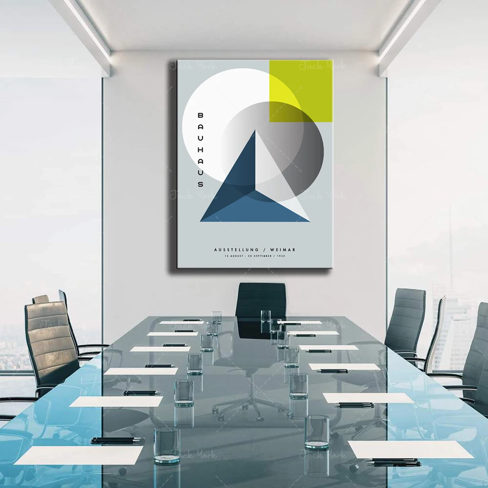 Interior Design Exhibition - Poster Pameran Bauhaus Weimar Desain Bagus