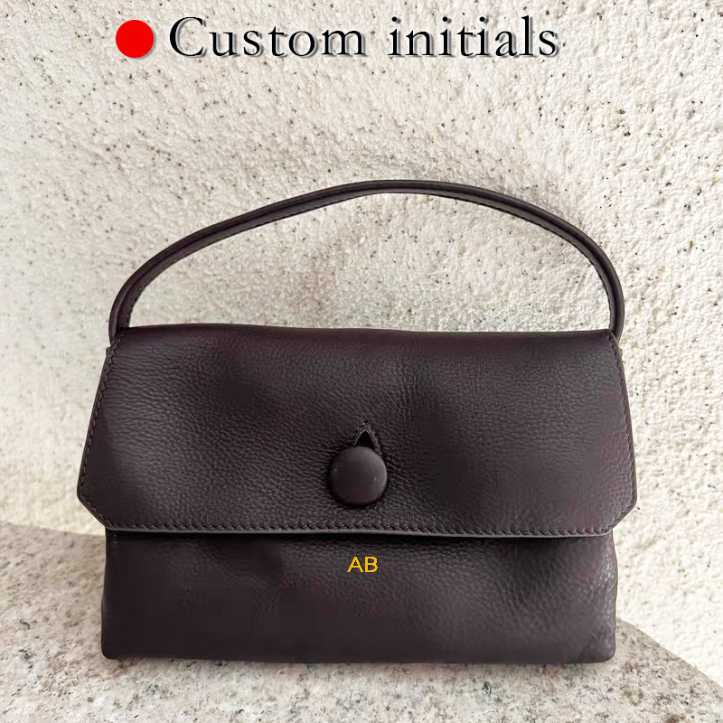 Interior Design Women - Tas Mini Kulit Asli Custom Initials