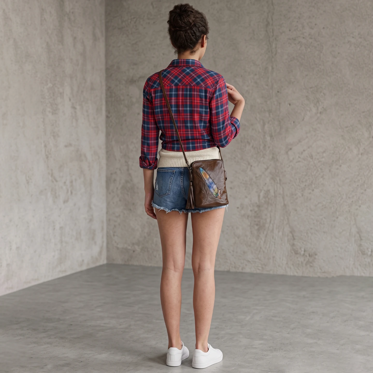 Interior Design Women - Tas Selempang Kulit Sapi Asli Mini