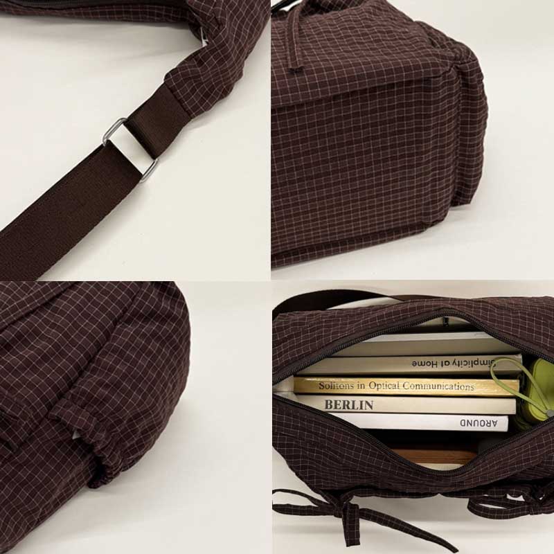 Interior Design Grid - Tas Selempang Gaya Korea Retro Motif