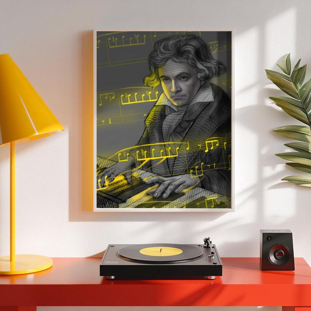 Poster Musik Klasik M-Mozart S - Interior Design Ideas ulasan dan harga