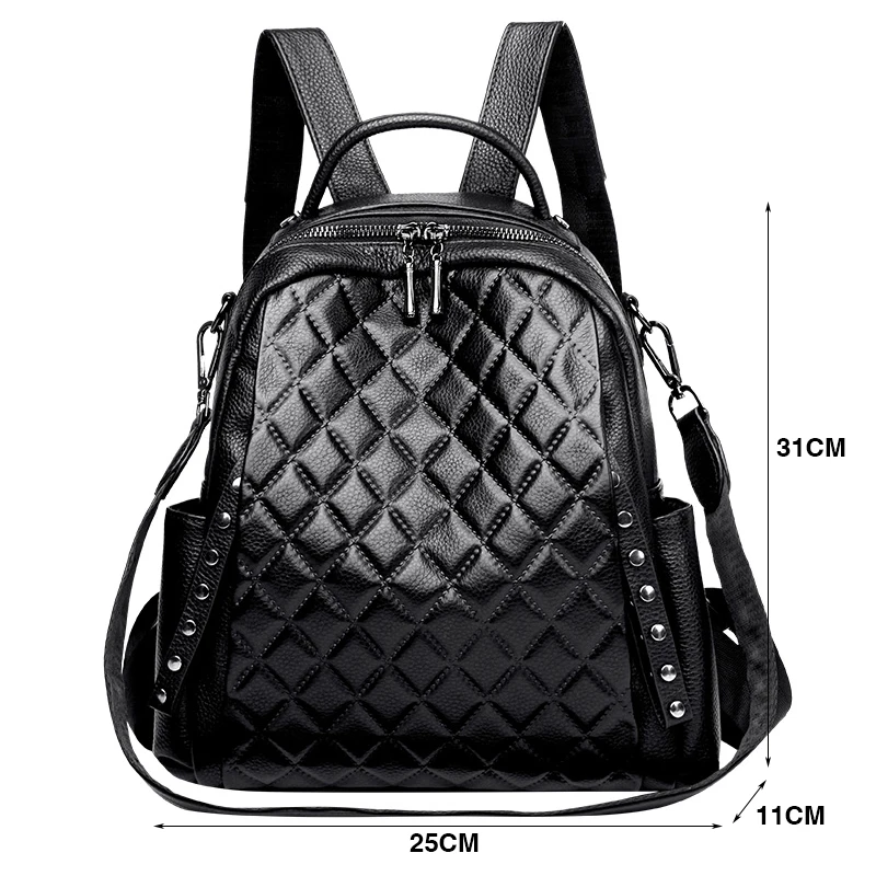 Ransel Kulit Asli Tas Bahu Wan - Interior Design Women ulasan dan harga