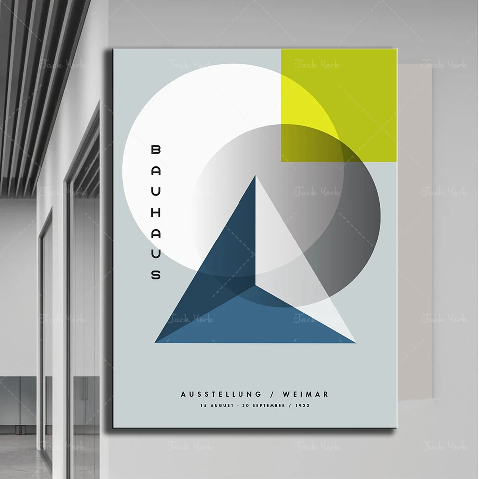 Poster Pameran Bauhaus Weimar  - Interior Design Exhibition ulasan dan harga