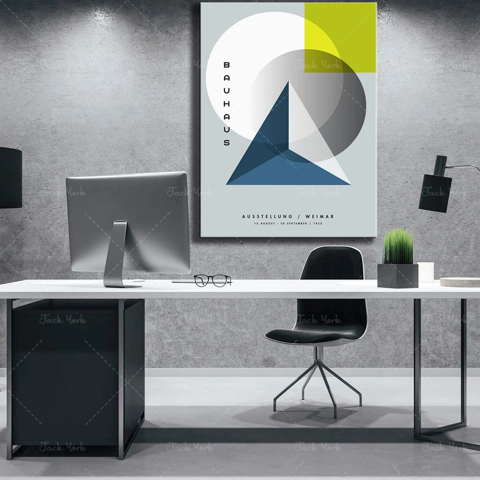 Poster Pameran Bauhaus Weimar  - Interior Design Exhibition ulasan dan harga