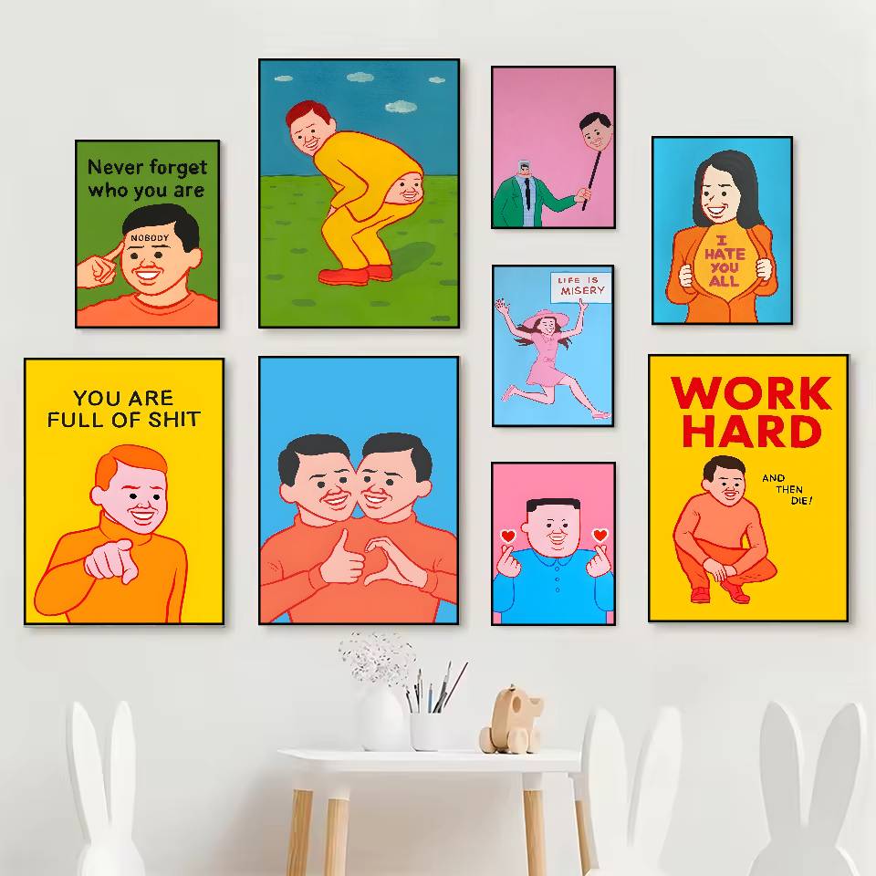Poster Seni Joan Cornella Tanp - Abstract Canvas Set ulasan dan harga