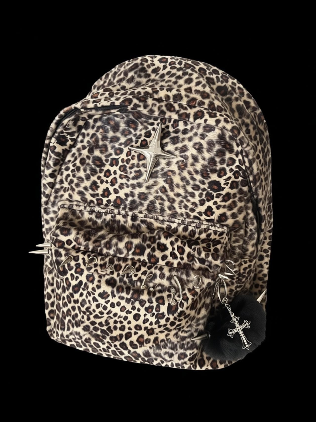 Tas Ransel Motif Leopard Kapas - Interior Design Women ulasan dan harga