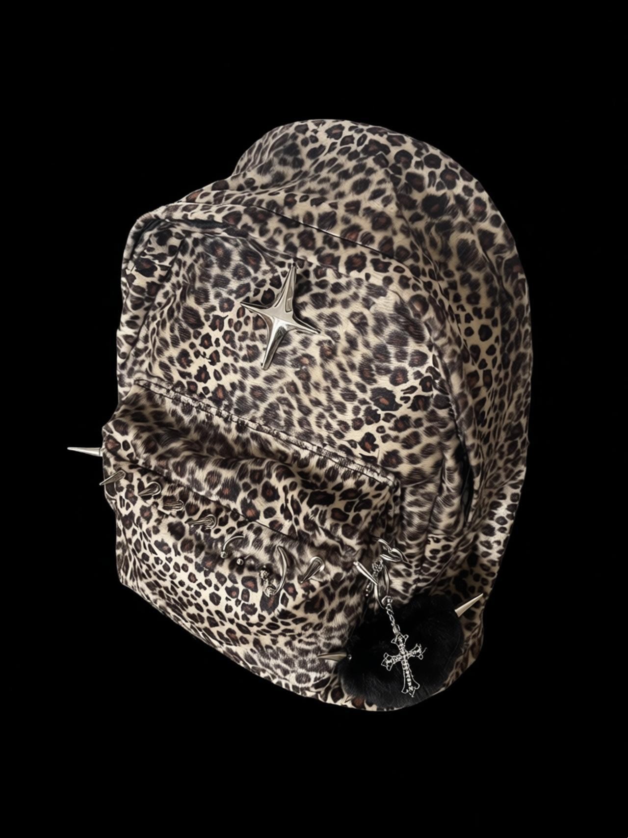 Tas Ransel Motif Leopard Kapas - Interior Design Women ulasan dan harga