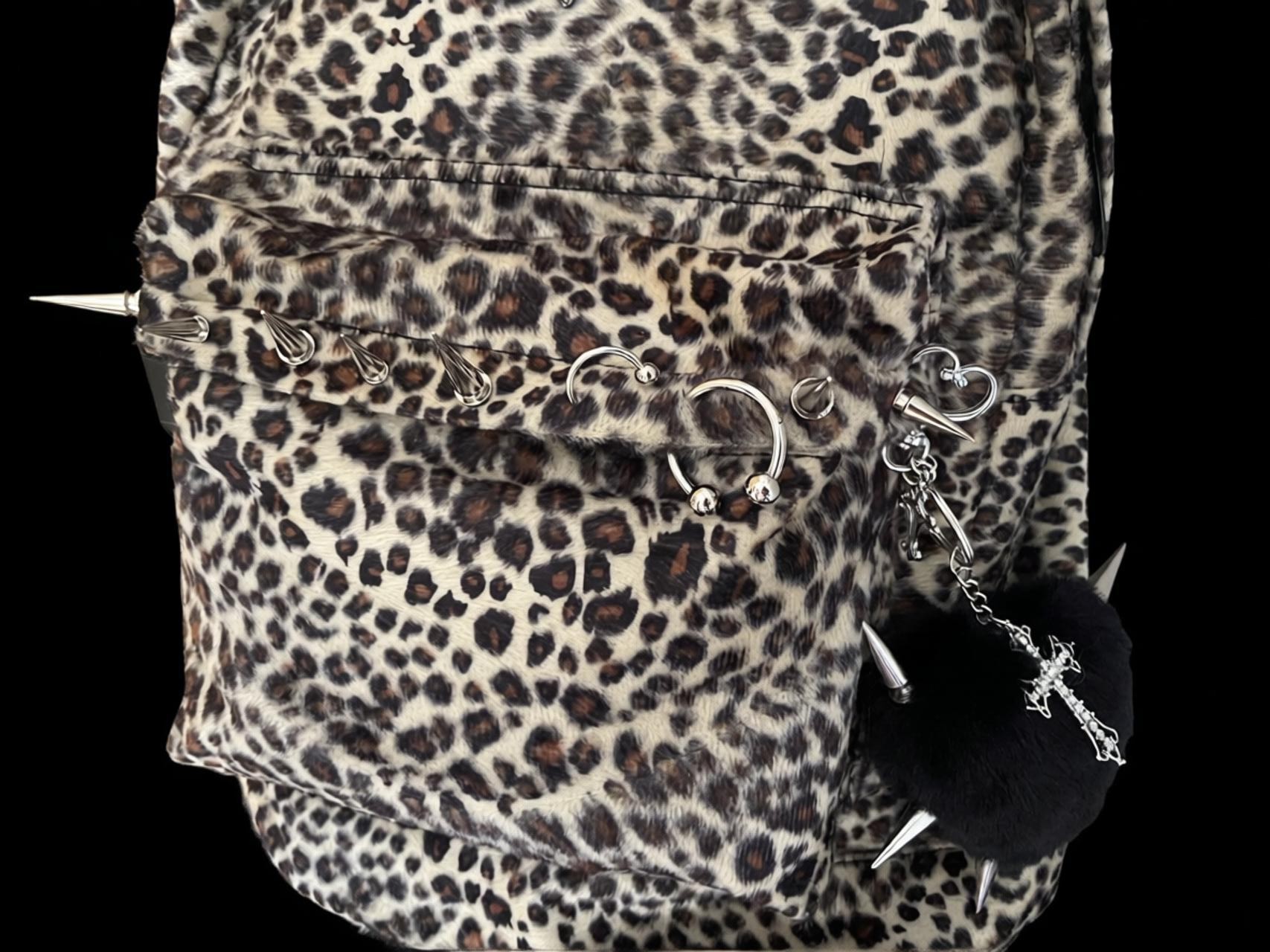 Tas Ransel Motif Leopard Kapas - Interior Design Women ulasan dan harga
