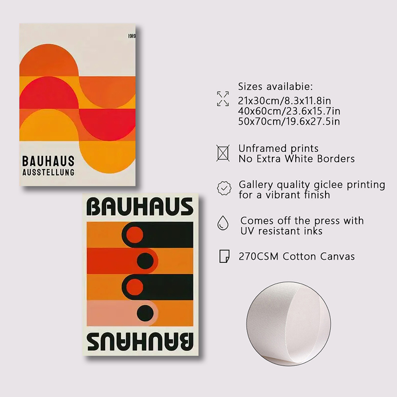 3 Buah/Set Poster Ilustrasi Ab - Abstract Canvas Set ulasan dan harga