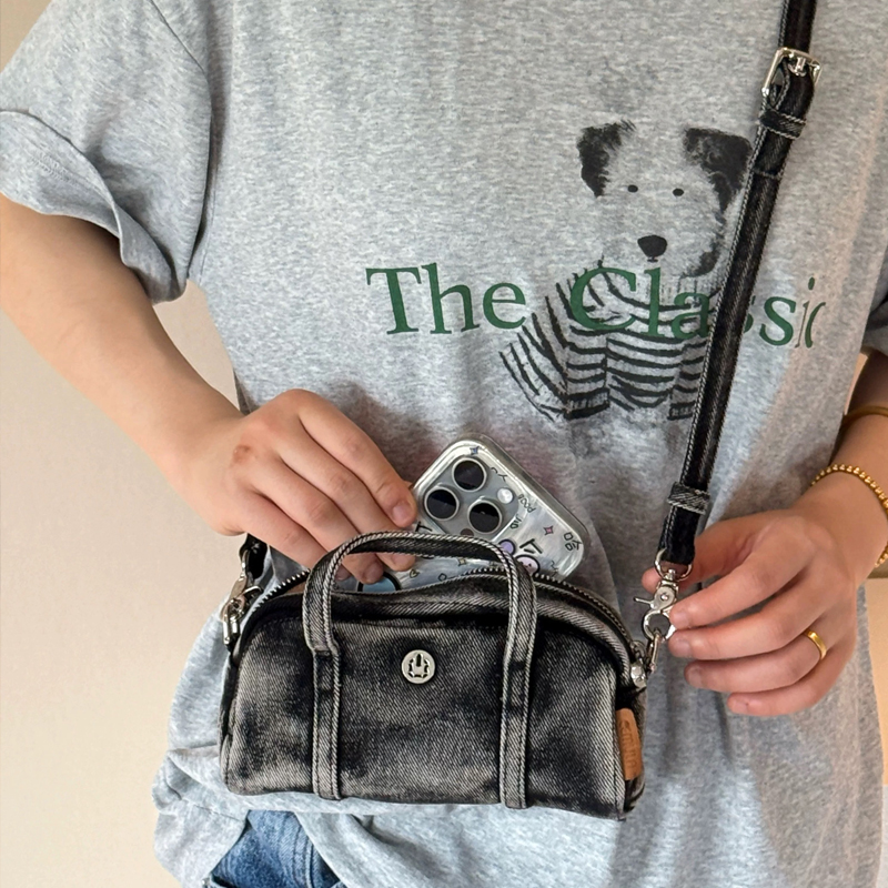 Tas Kotak Denim Mini Kasual Ko - Interior Design Women ulasan dan harga