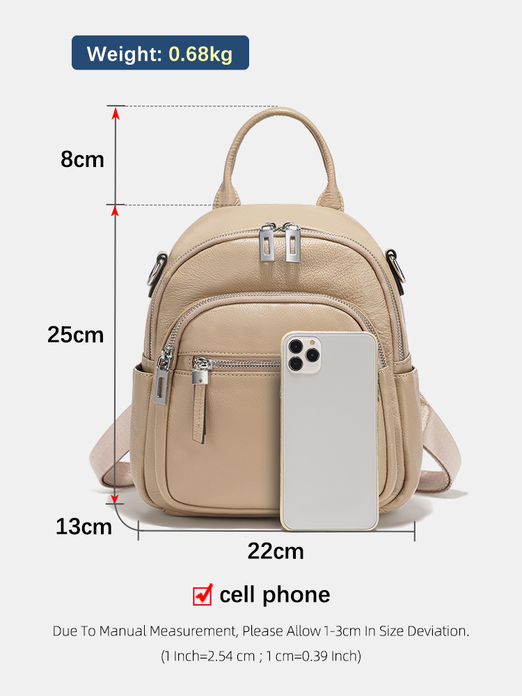 Zency Ransel Kecil Kulit Asli  - Interior Design Women ulasan dan harga
