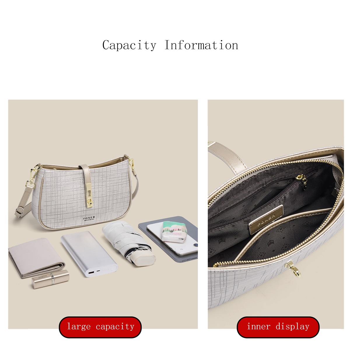 FOXER Tas Selempang Wanita Kul - Interior Design Grid ulasan dan harga