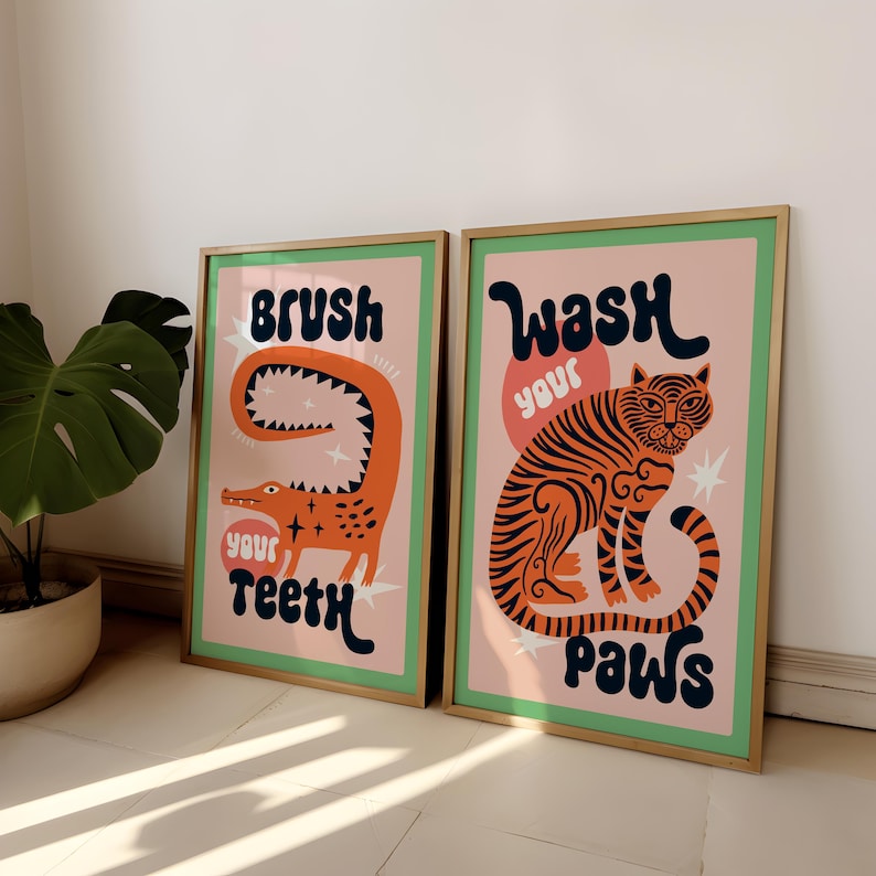 2pcs/set Lukisan Kanvas Kamar  - Abstract Canvas Set ulasan dan harga